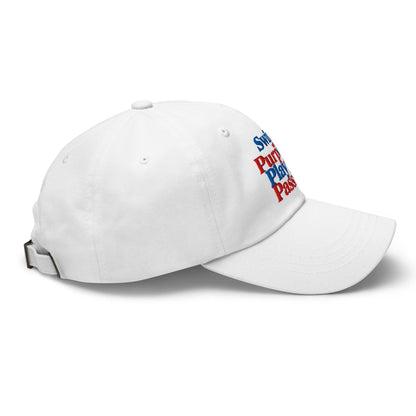 Swing with Purpose Play with Passion Embroidered Golf Cap - Funny Golf Tee by Swing Epic