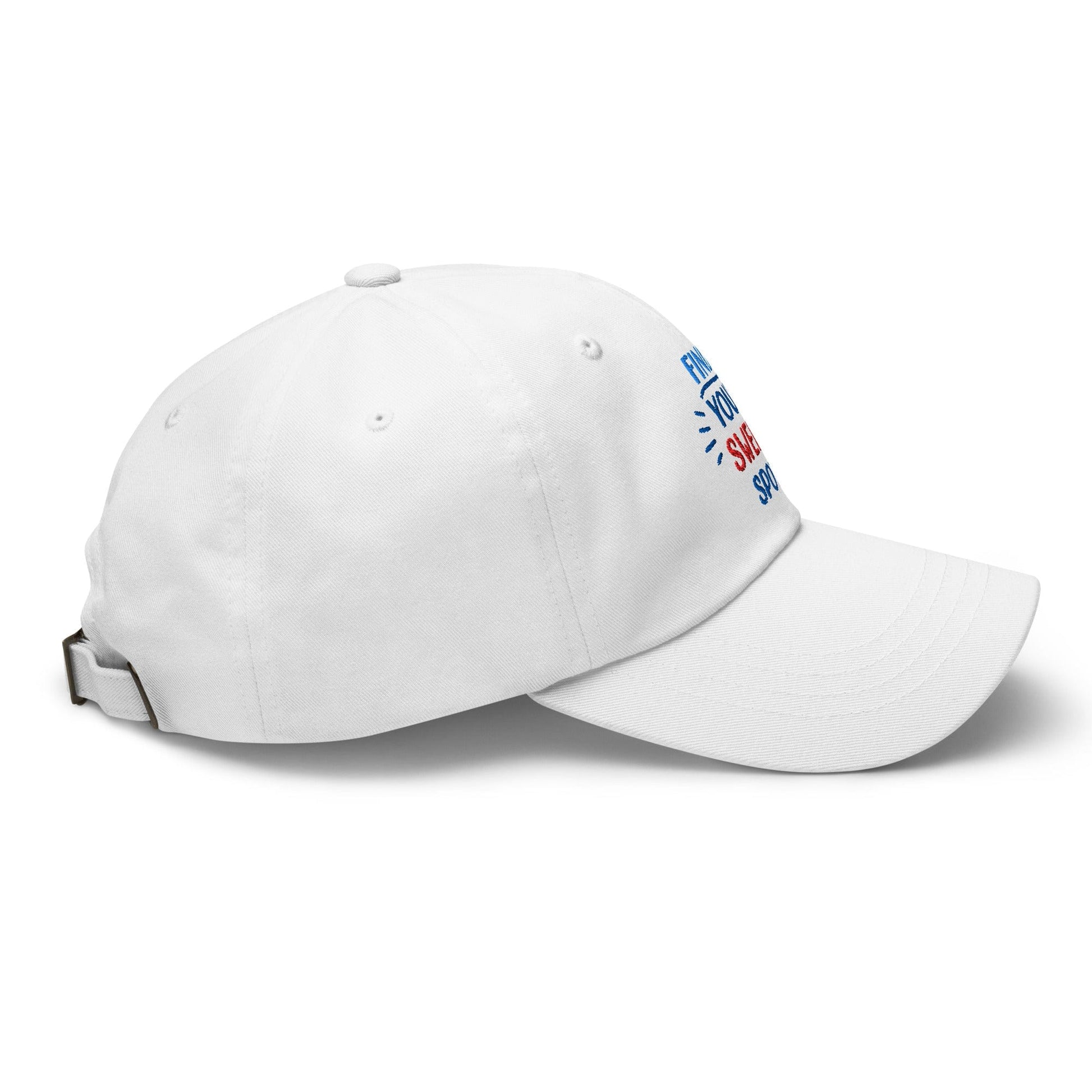 Find Your Sweet Spot Embroidered Golf Cap - Funny Golf Tee by Swing Epic