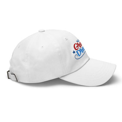 Green Dream Stars and Leaves Fun Embroidered Golf Cap - Funny Golf Tee by Swing Epic