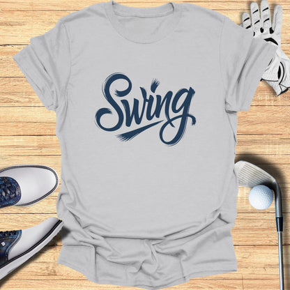 Swing Graphic Tee Perfect for Golf Lovers