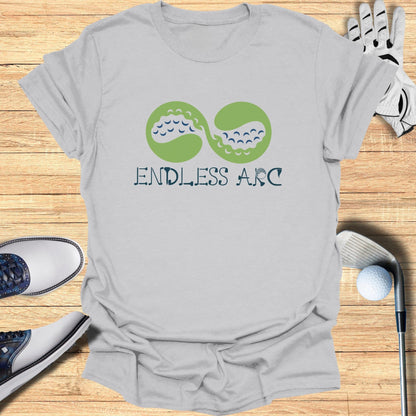 Stylish Endless Arc Graphic White T-shirt product
