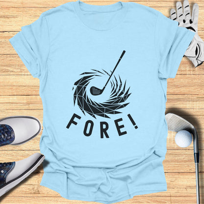 Fore Golf Club Designed T-Shirt for Sale