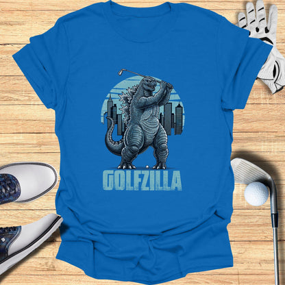 Unique Golfzilla Graphic Tee Great for Golf Fans Shirt