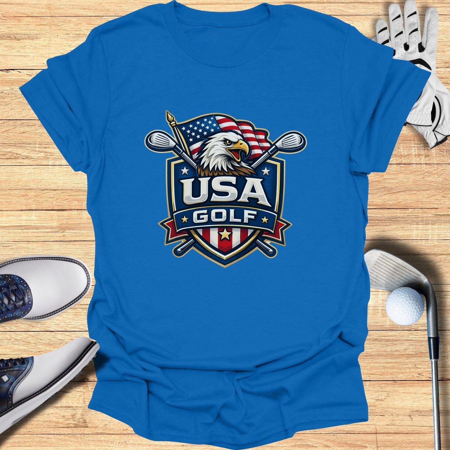 USA Golf Patriotic Customizable T-shirt