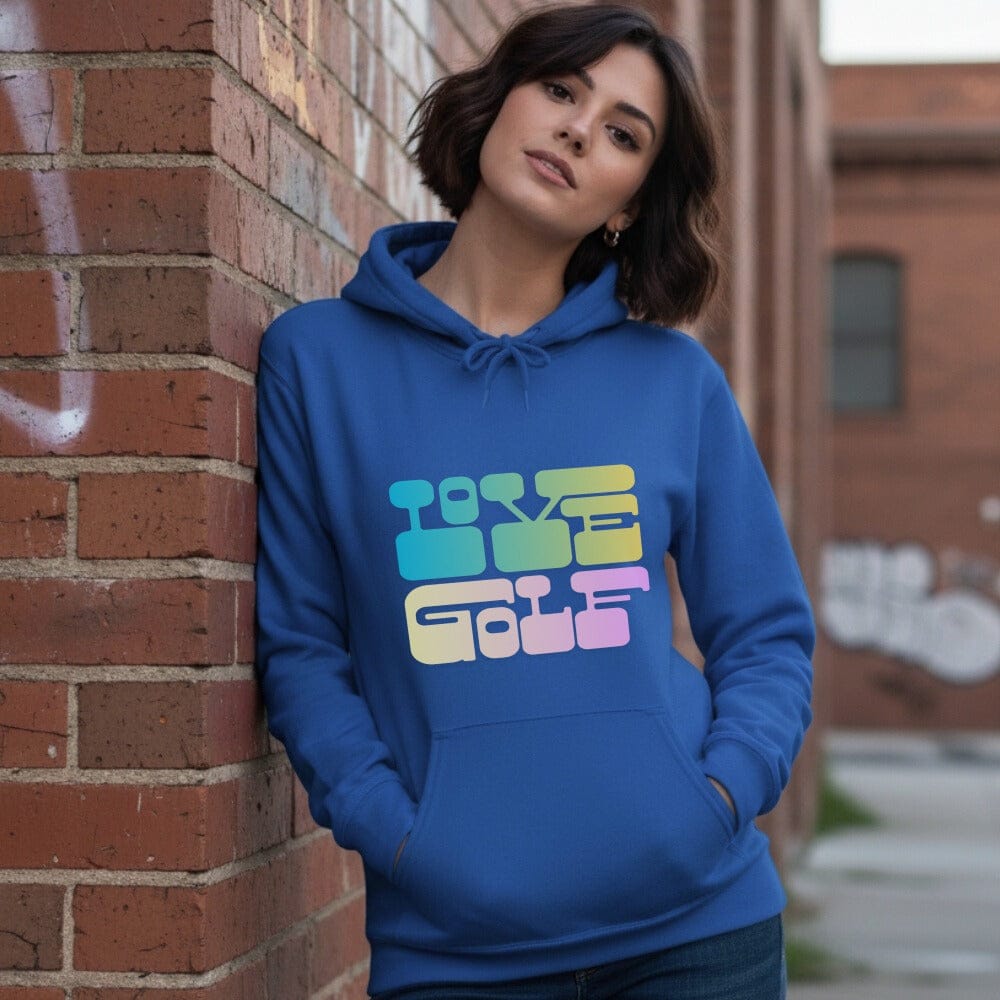 Colorful Live Golf Graphic Hoodie product