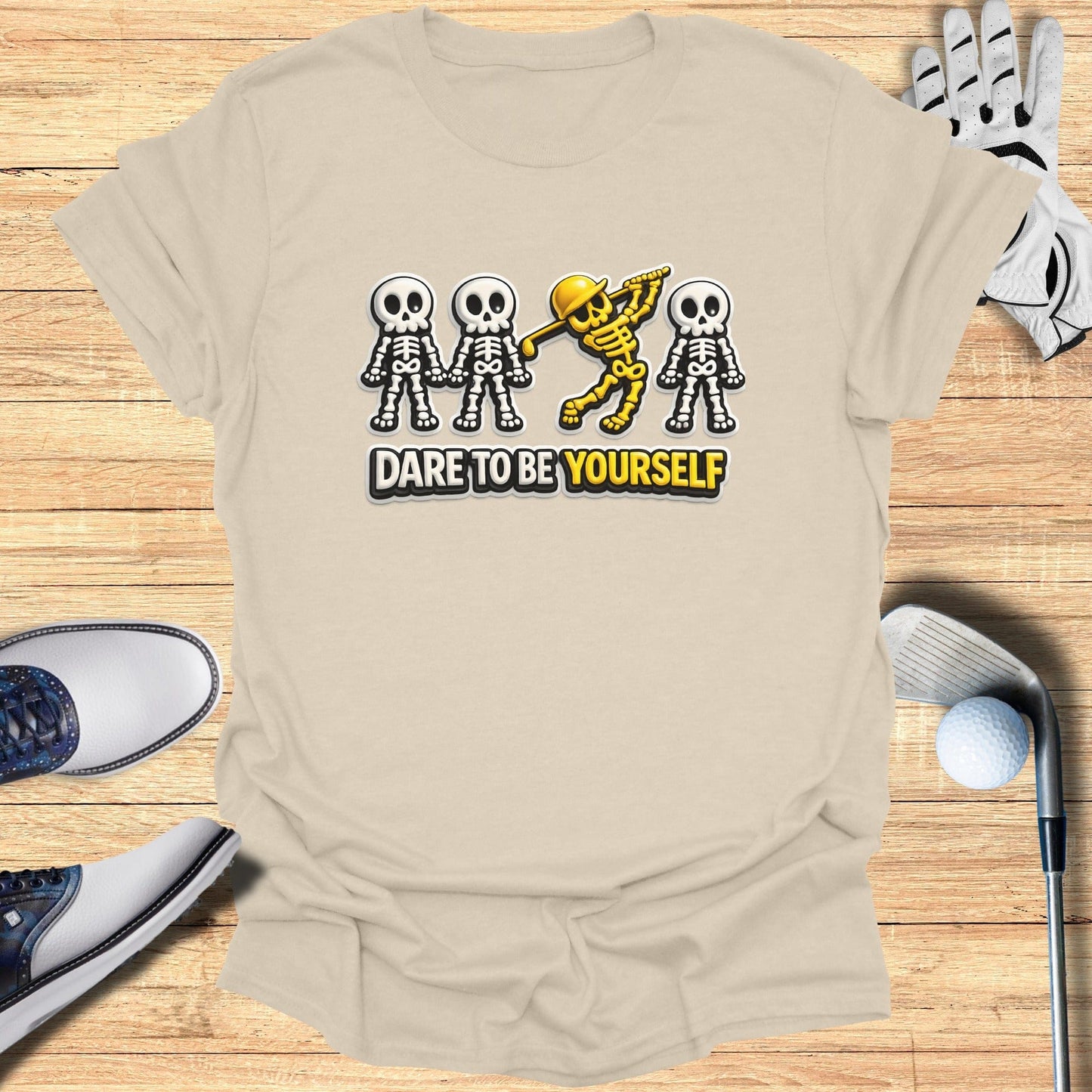 Dare to Be Yourself Dancing Skeletons Shirt