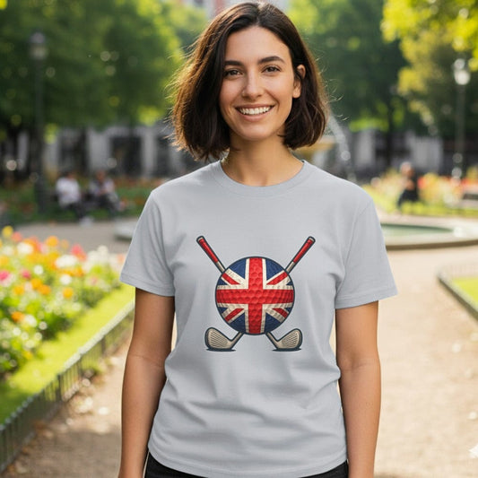 British Flag Golf and Baseball Crossover T-Shirt