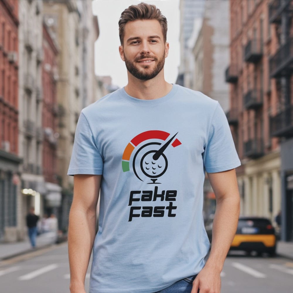Fake Fast Creative Design T-Shirt