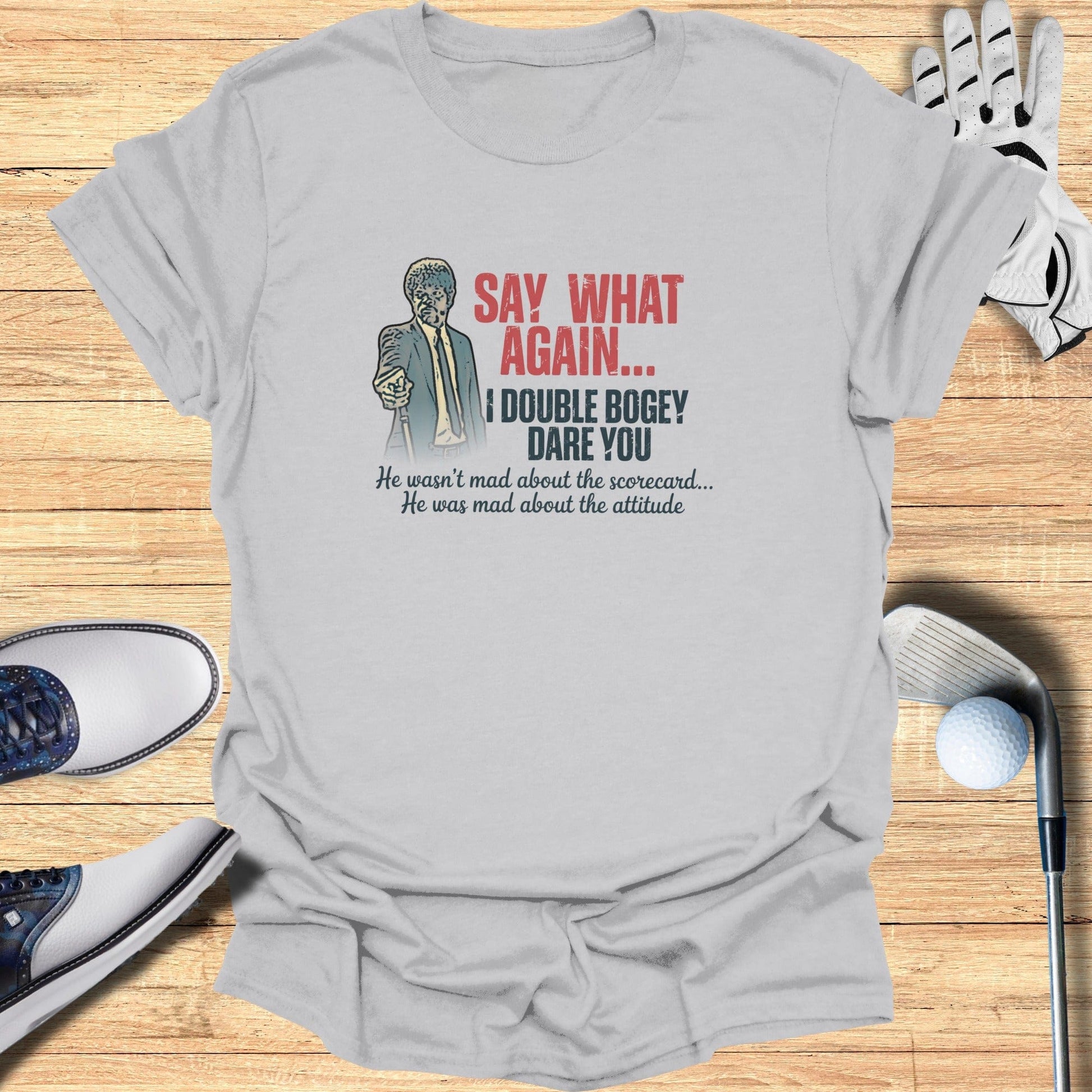 Double Bogey Dare You T-Shirt - Funny Golf Tee by Swing Epic