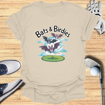 Bats & Birdies T-Shirt - Funny Golf Tee by Swing Epic