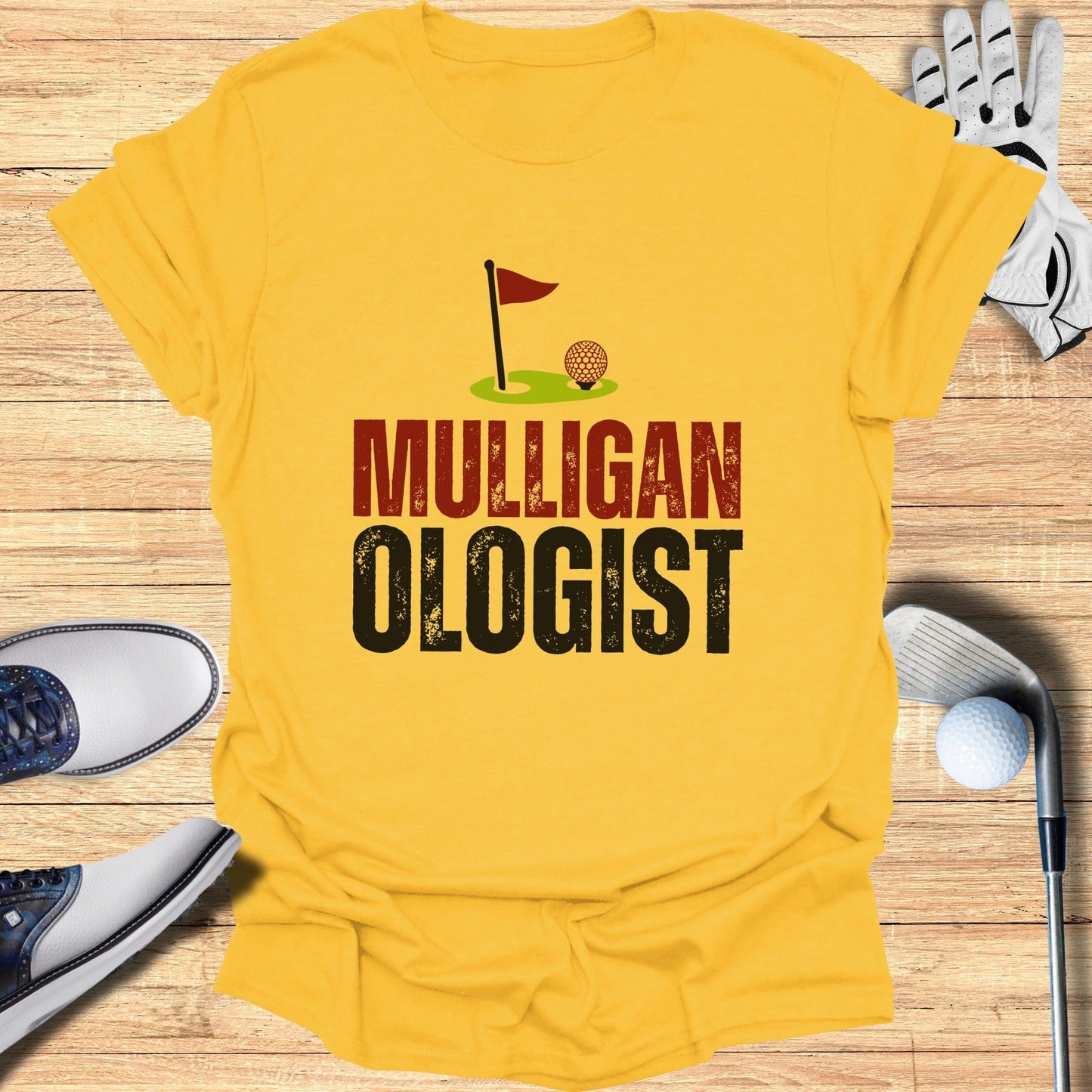 Mulligan Ologist T-Shirt - Funny Golf Tee by Swing Epic