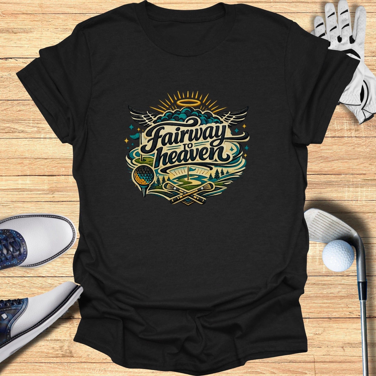 Fairway to Heaven Graphic Golf T-Shirt product