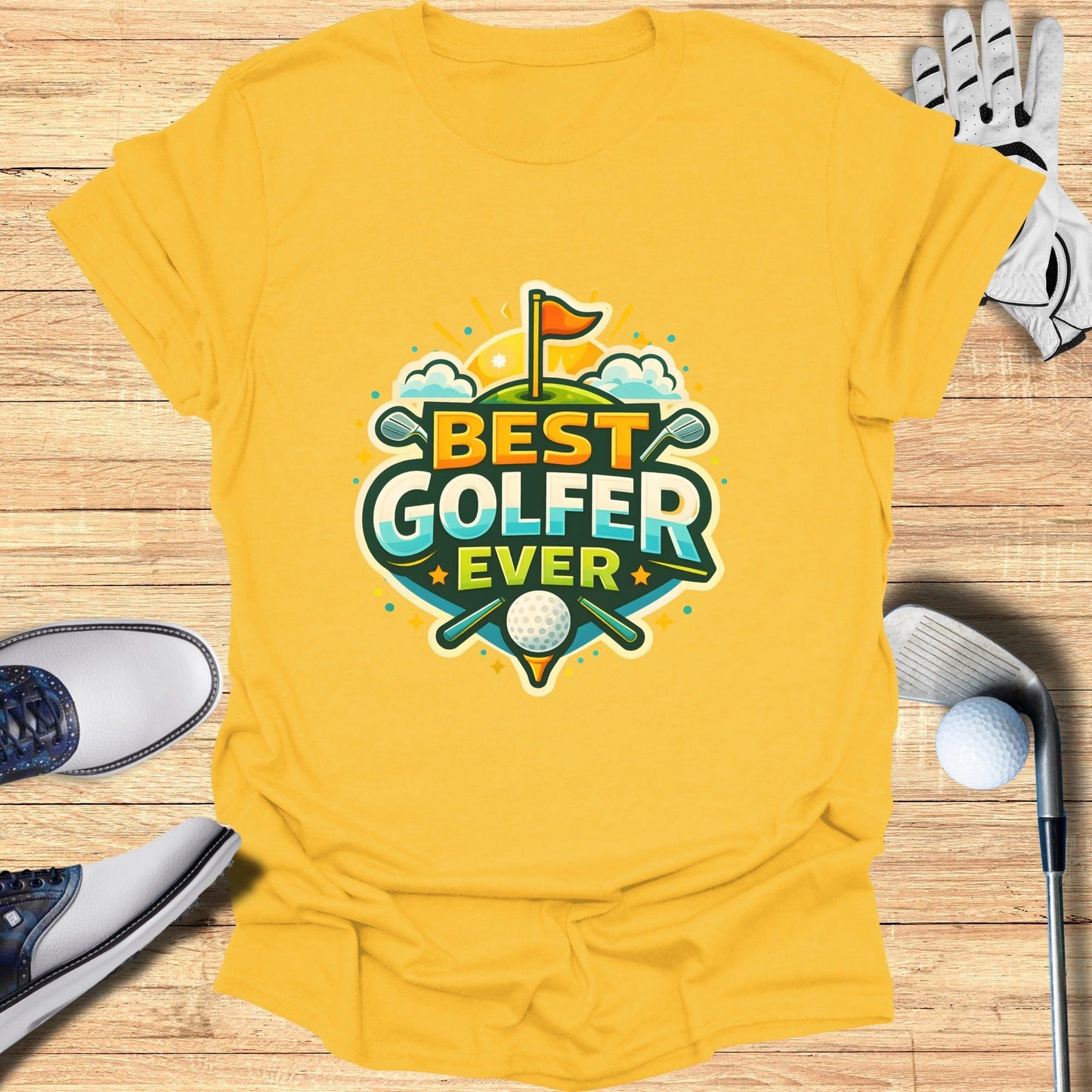 Best Golfer Ever Graphic T-shirt Ideal Gift