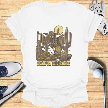 Home on the Range Golf Themed T-Shirt