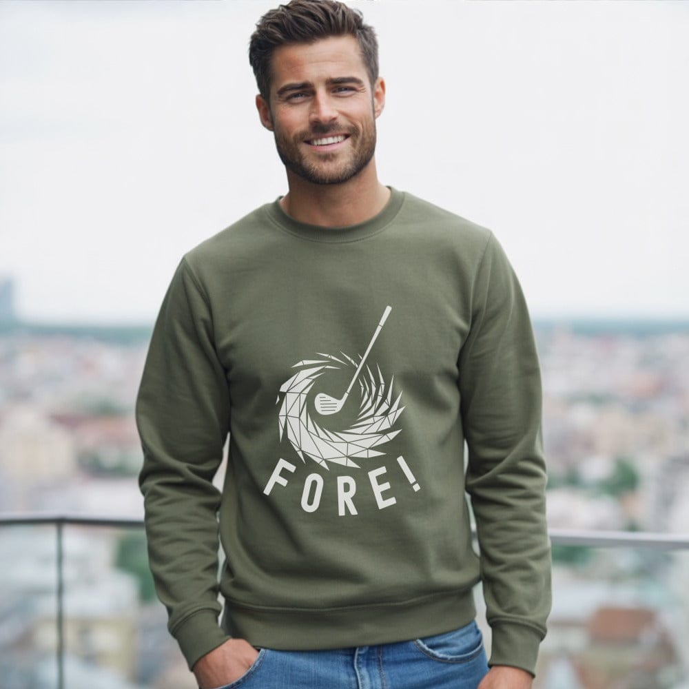 FORE Golf Themed Sweatshirt for Casual Outings