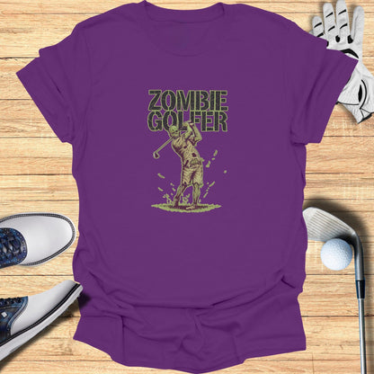 Zombie Golfer T-Shirt - Funny Golf Tee by Swing Epic