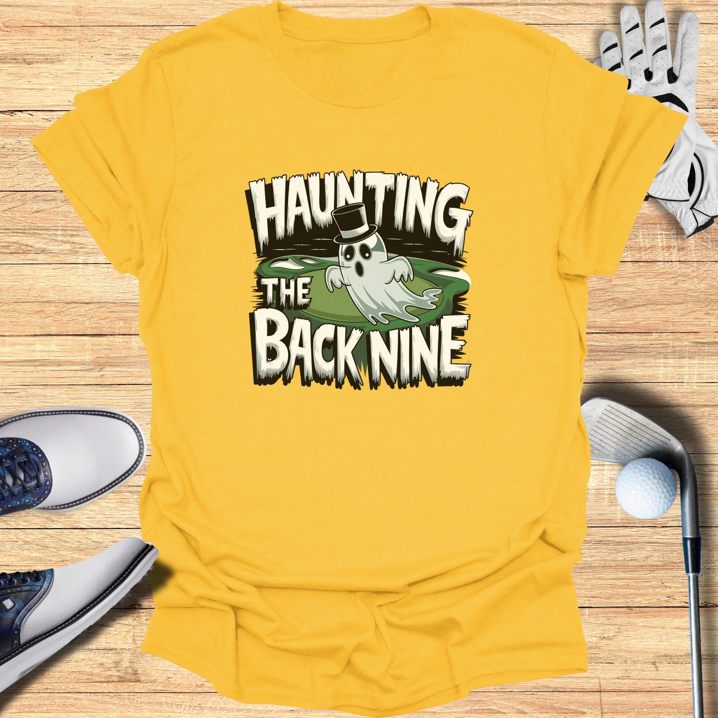 Haunting the Back Nine Golf Theme Unisex T-shirt product