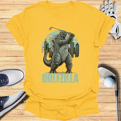 Golfzilla Graphic Tee for Golf Lovers Apparel