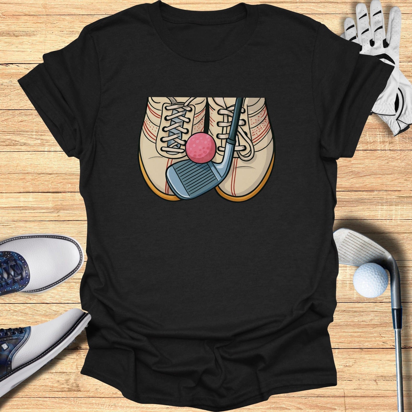 Creative Golf Themed Graphic Tee for Enthusiasts