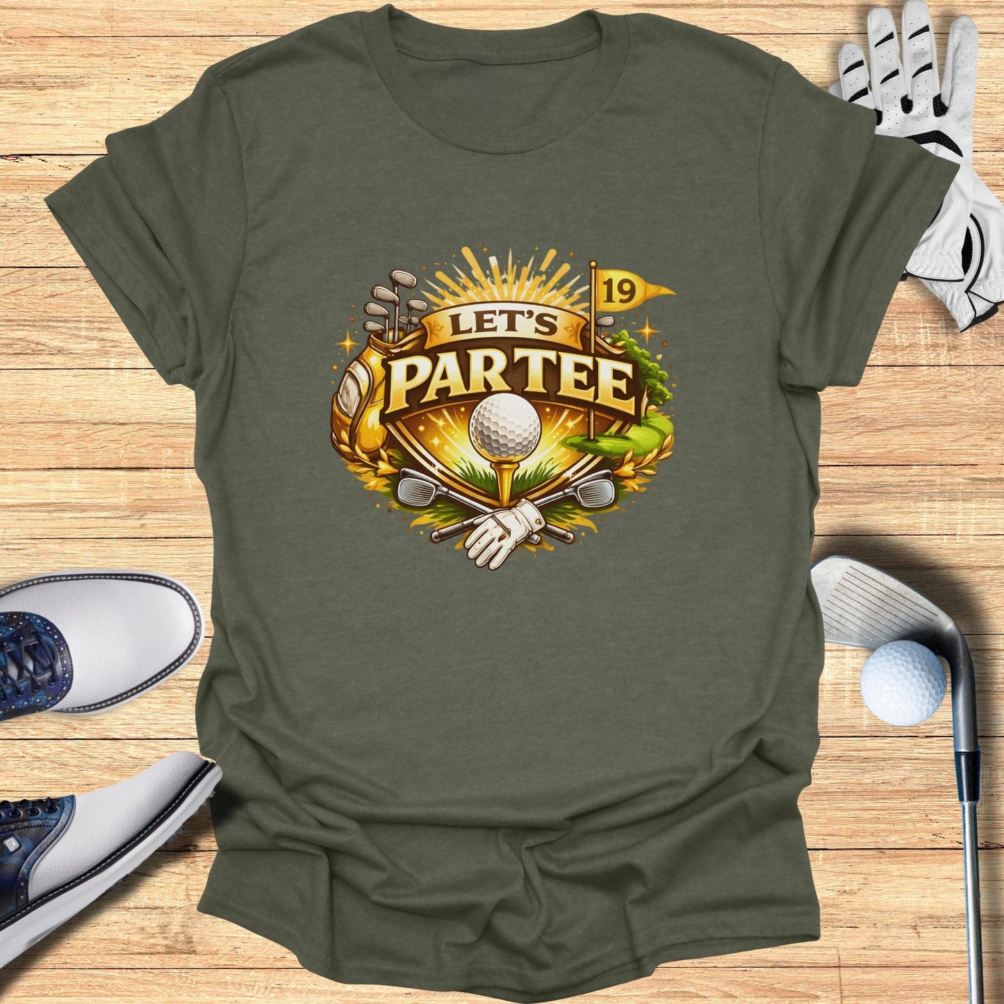 Let's Partee Golf T-Shirt for Enthusiasts and Players