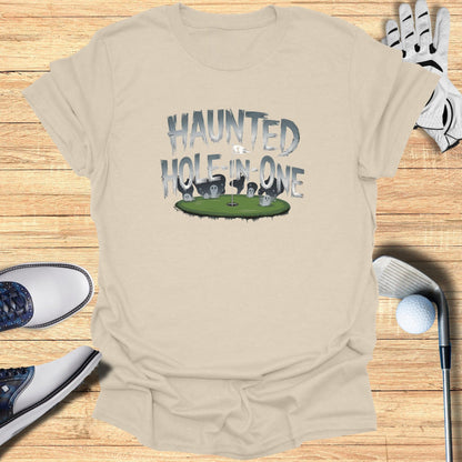 Haunted Hole In One T-Shirt - Funny Golf Tee by Swing Epic