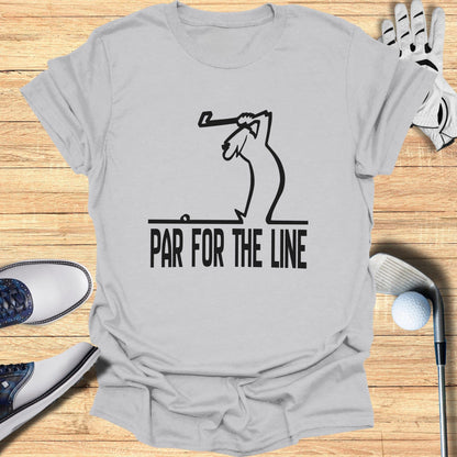 Par For The Line Golf Graphic T-Shirt