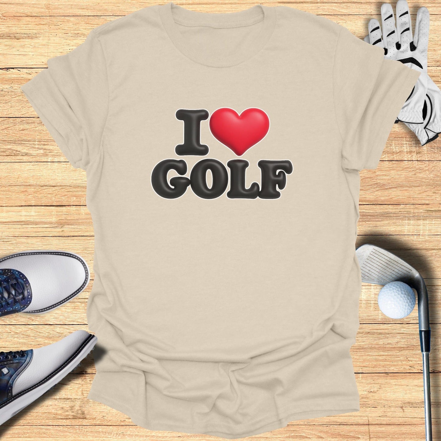 I Heart Golf T-shirt Perfect for Golf Enthusiasts