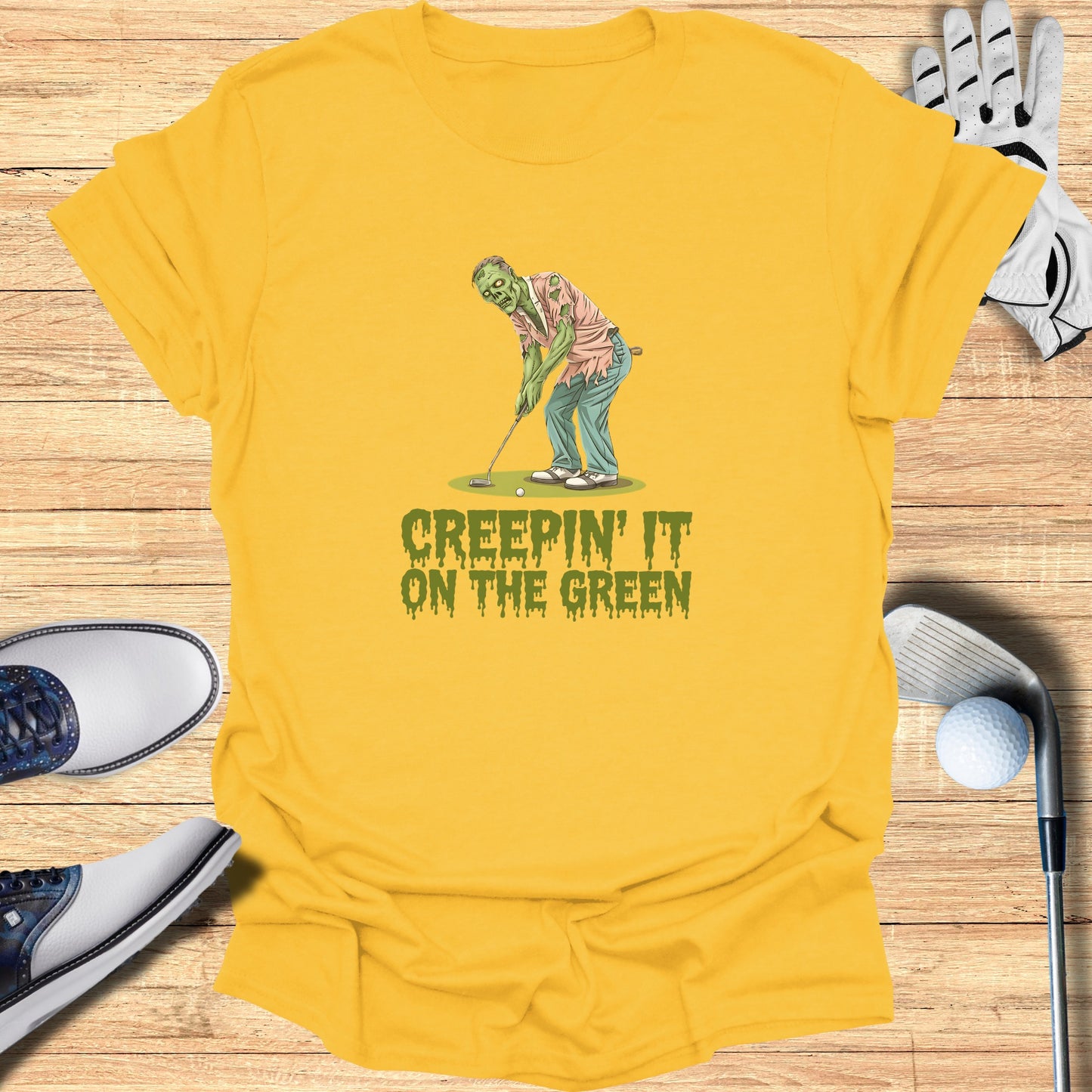 Creepin It On The Green Golfing Humorous T-Shirt product