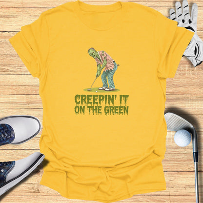 Creepin’ It on the Green T-Shirt - Funny Golf Tee by Swing Epic