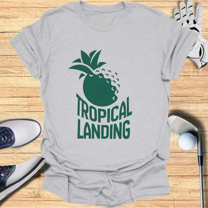 Tropical Landing Graphic Tee Golfing Apparel