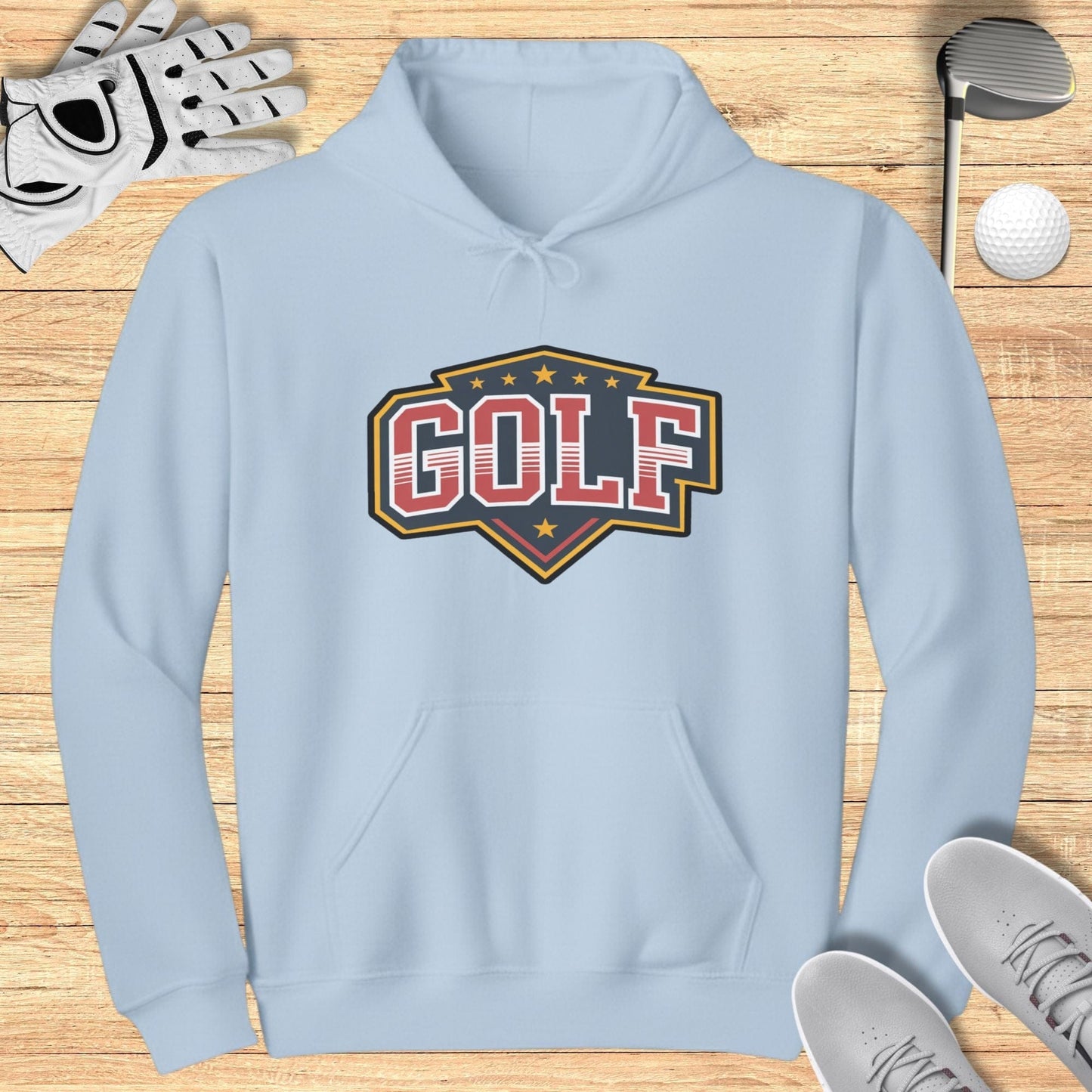 Golf Themed Hoodie for Sports Enthusiasts