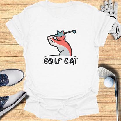 Golf Cat T-Shirt - Funny Golf Tee by Swing Epic