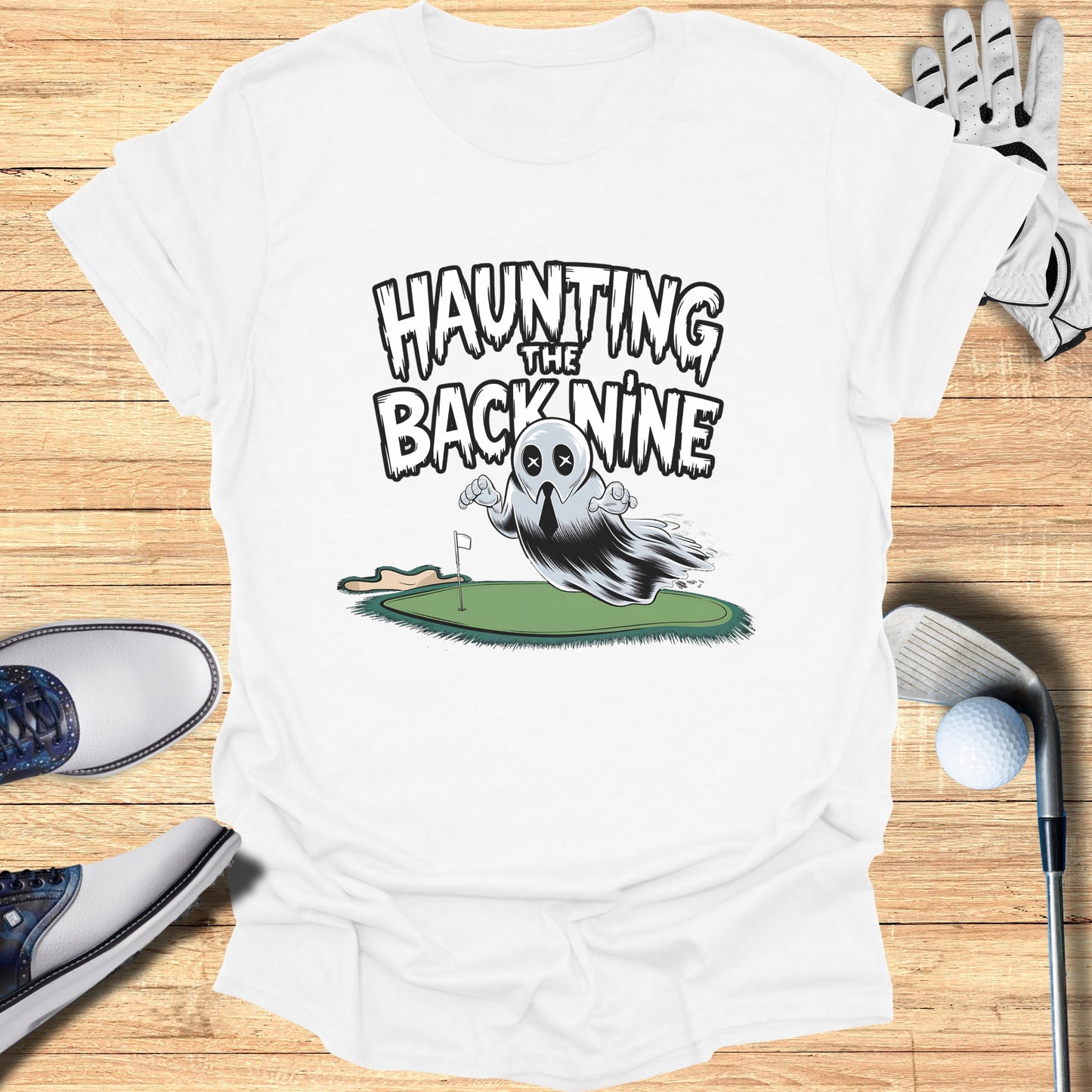 Haunting the Back Nine Graphic Tee Shirt product