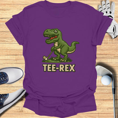 Funny Golfing Dinosaur Tee-Rex T-Shirt for Enthusiasts