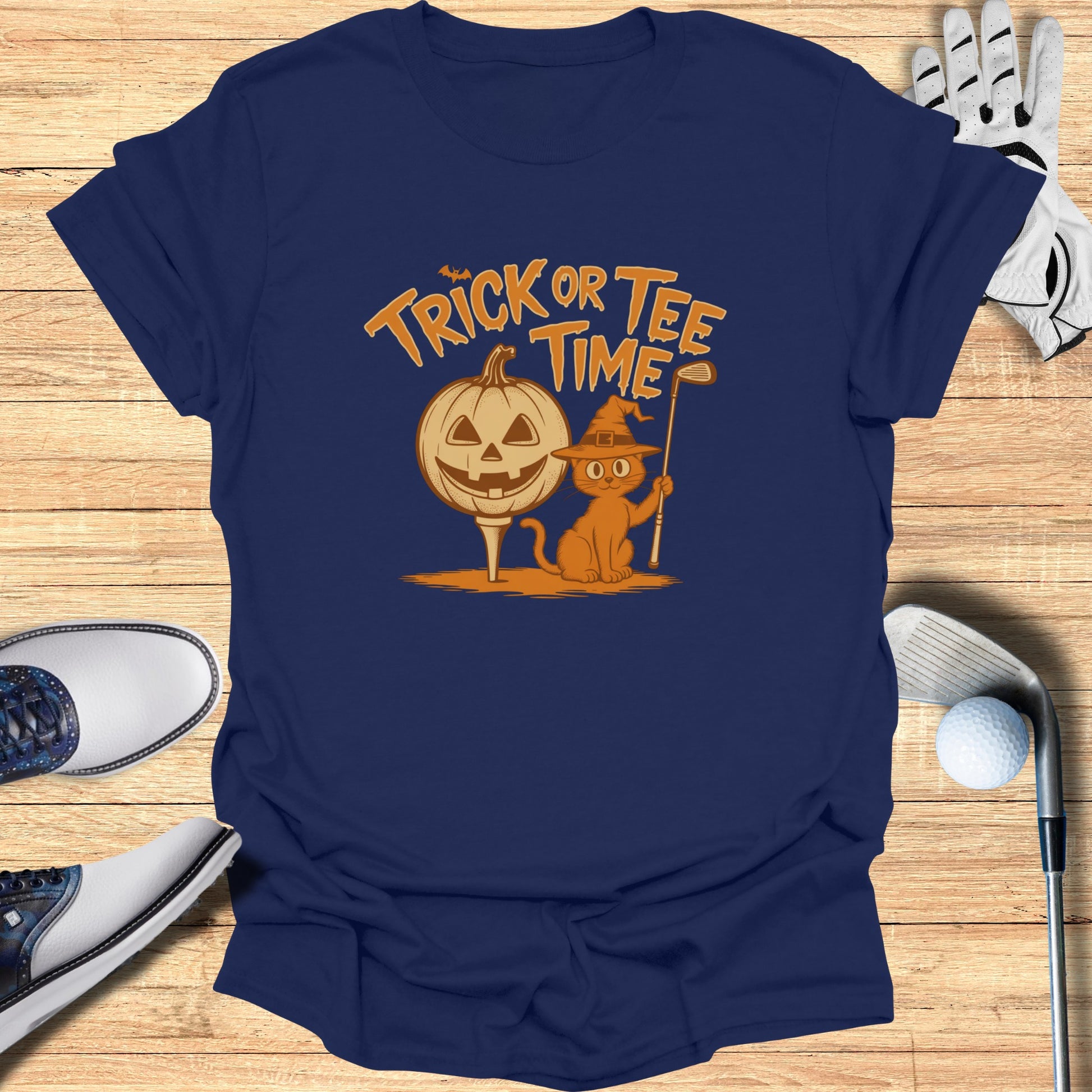 Trick or Tee Time Halloween Golf T-Shirt product