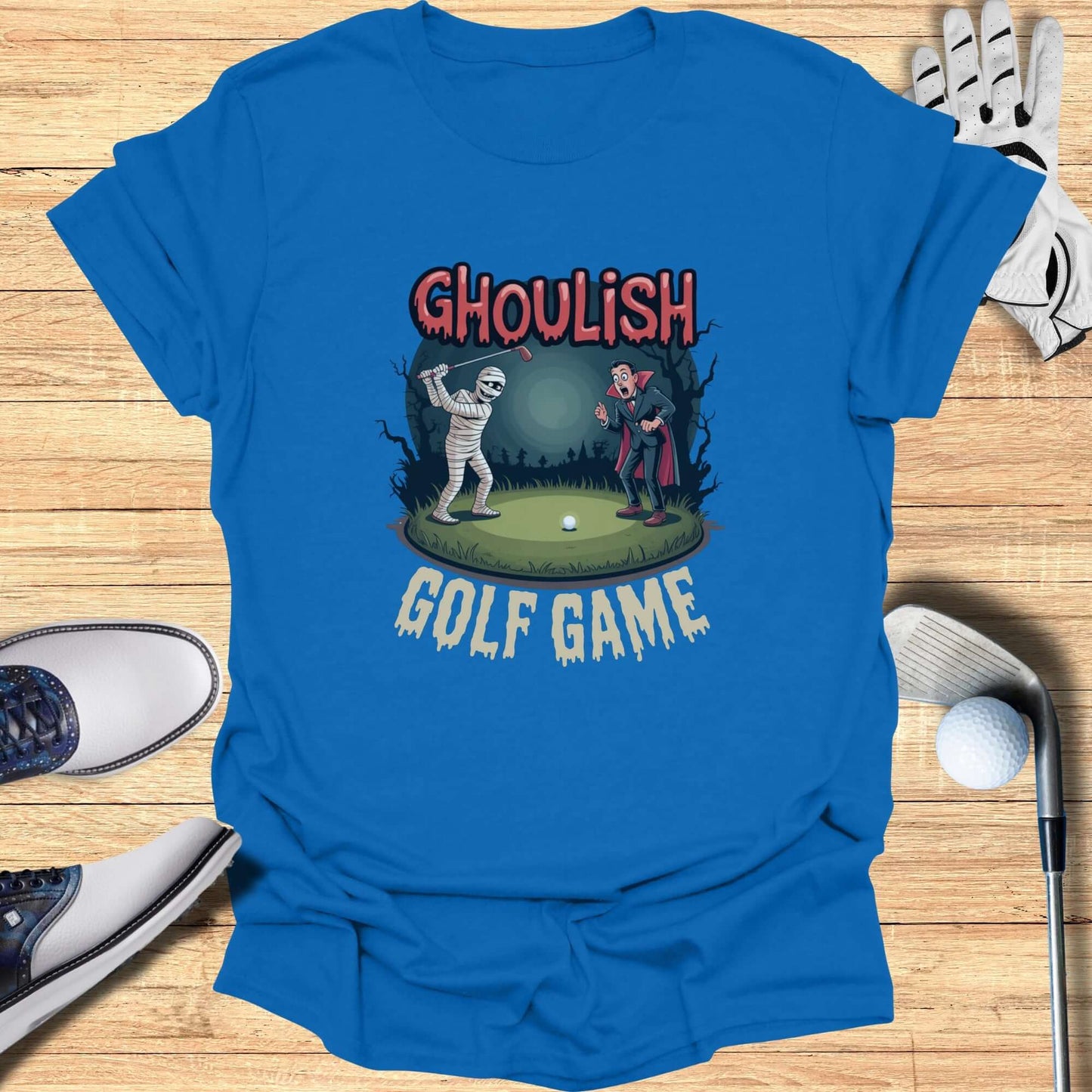 Ghoulish Golf Game T-Shirt - Funny Golf Tee by Swing Epic