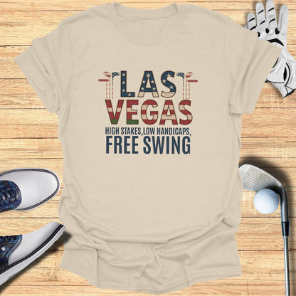 Last Vegas Golf T-Shirt - Funny Golf Tee by Swing Epic
