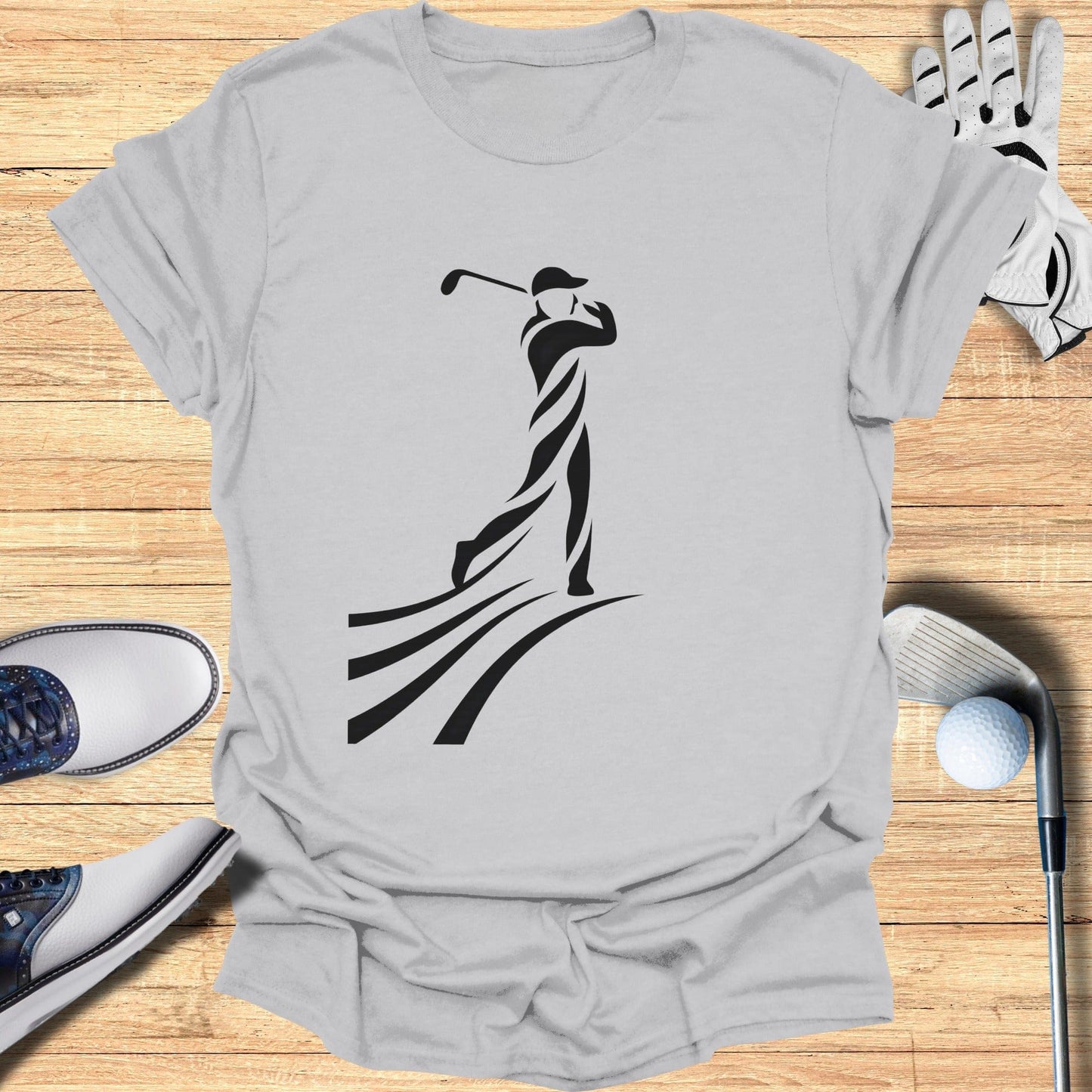 Golf Swing Graphic Tee Perfect for Sports Lovers