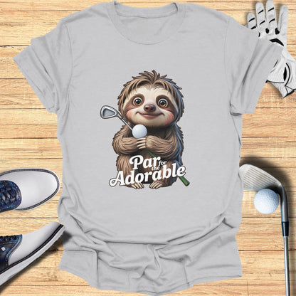 Par for the Adorable T-Shirt - Funny Golf Tee by Swing Epic