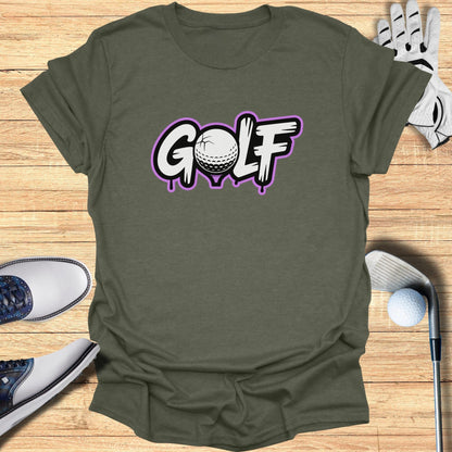 Golf Themed Graphic Tee for Sports Enthusiasts