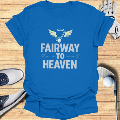 Fairway To Heaven T-Shirt - Funny Golf Tee by Swing Epic
