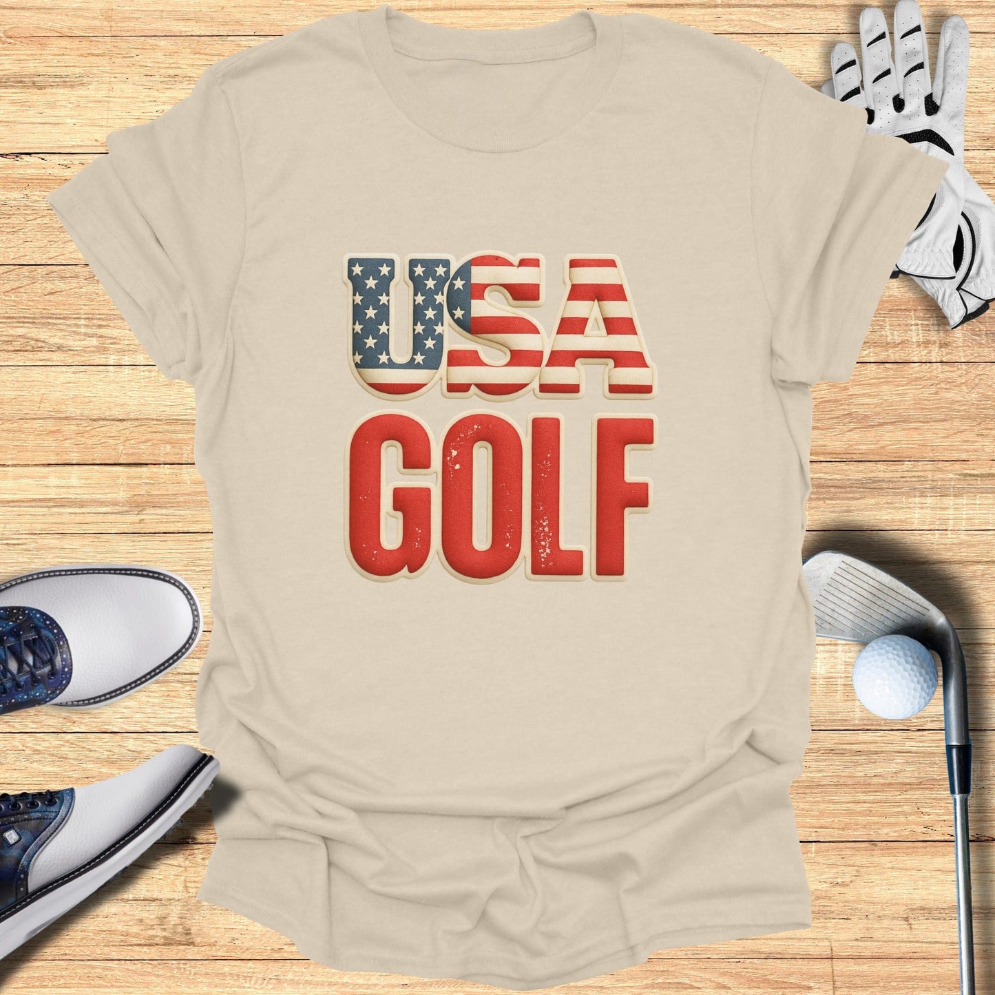 USA Golf Patriotic Shirt for Sports Enthusiasts