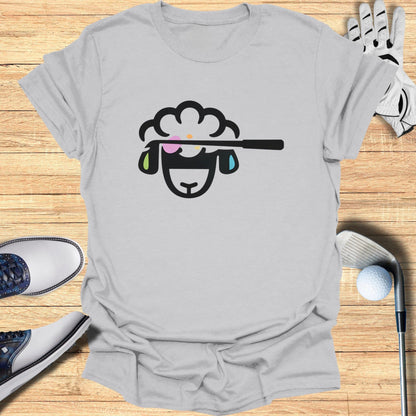 Trendy Sheep Graphic Tee with Creative Design Shirt