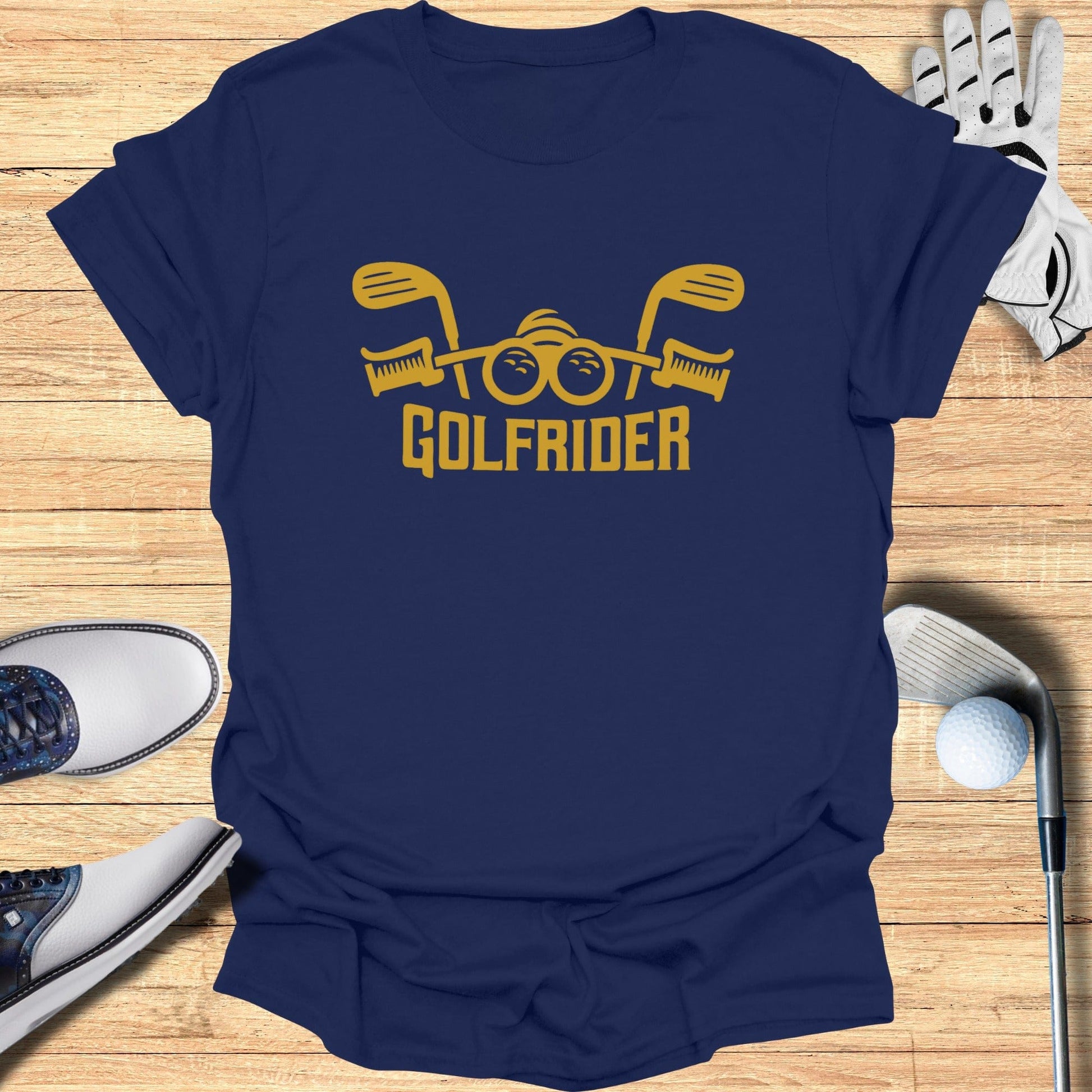 Golfrider Funny Graphic Tee for Golf Enthusiasts