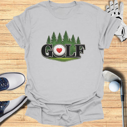 Love Golf Graphic Tee for Enthusiasts Casual Shirt