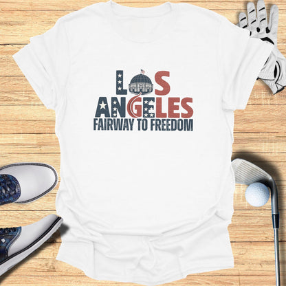 Los Angeles Golf T-Shirt - Funny Golf Tee by Swing Epic