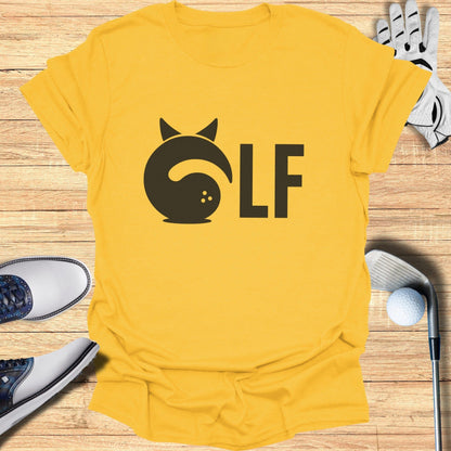 Golf Themed Shirt with Unique Graphic Design