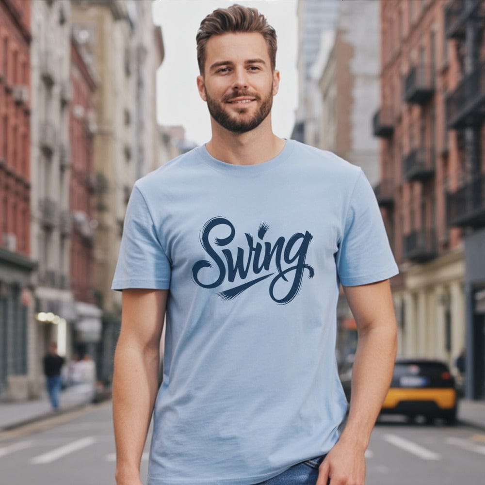 Stylish Swing Graphic Tee for Urban Casual Style