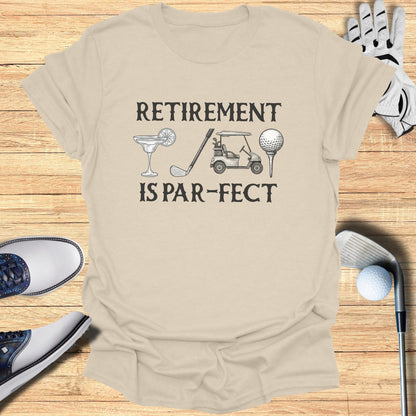 Retirement Is Par-fect Golf Theme T-shirt