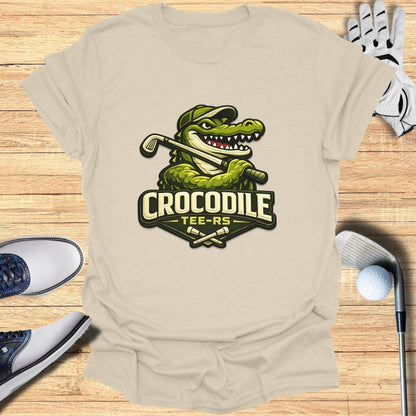 Crocodile Golf Tee-Rs Graphic Design Short Sleeve Shirt
